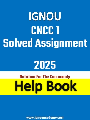 IGNOU CNCC 1 Solved Assignment 2025